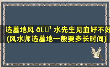 选墓地风 🌹 水先生见血好不好(风水师选墓地一般要多长时间)